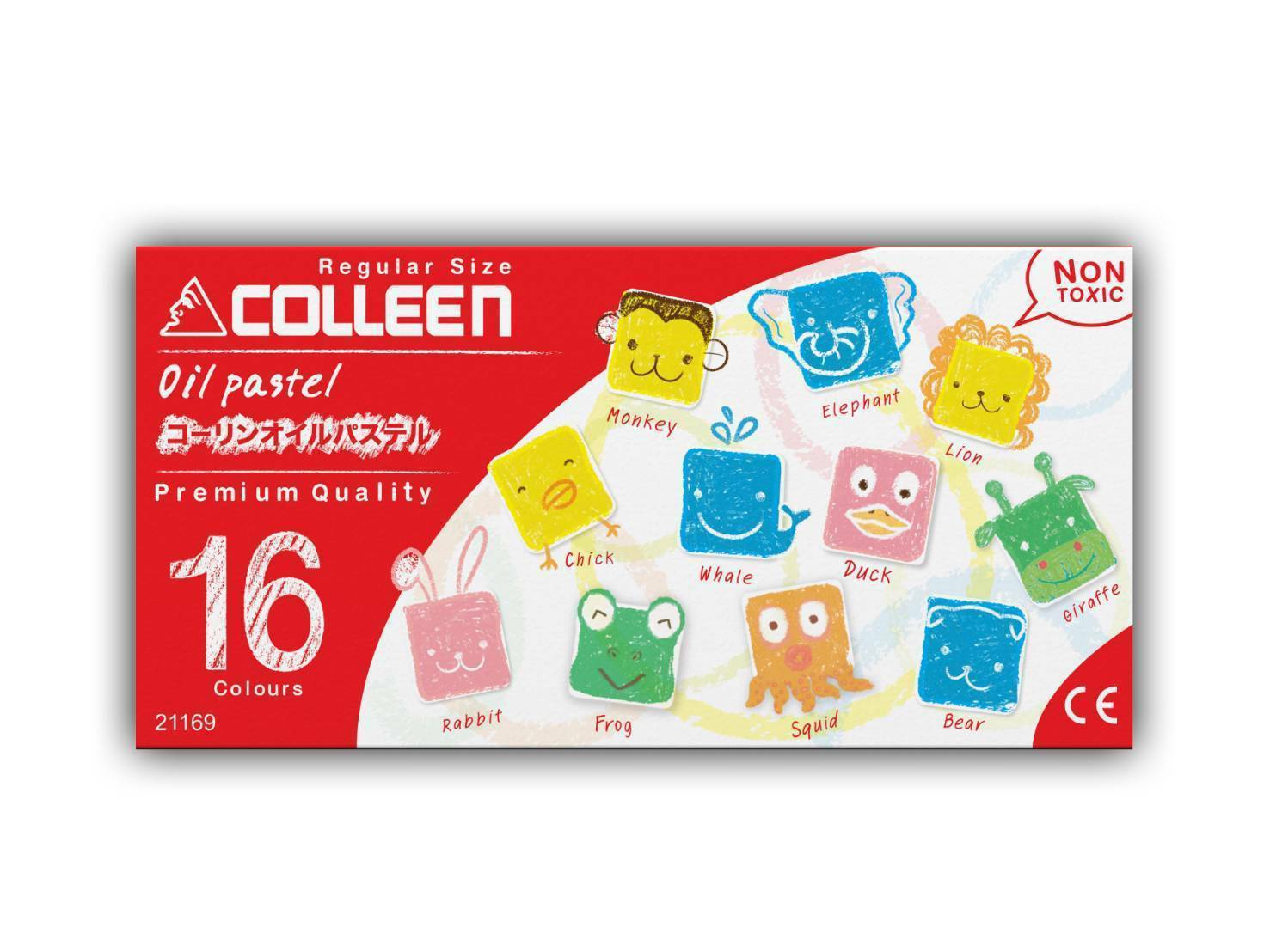 21129 สีชอล์ก แท่งเล็ก 1ุ6 สี[1 กล่อง]