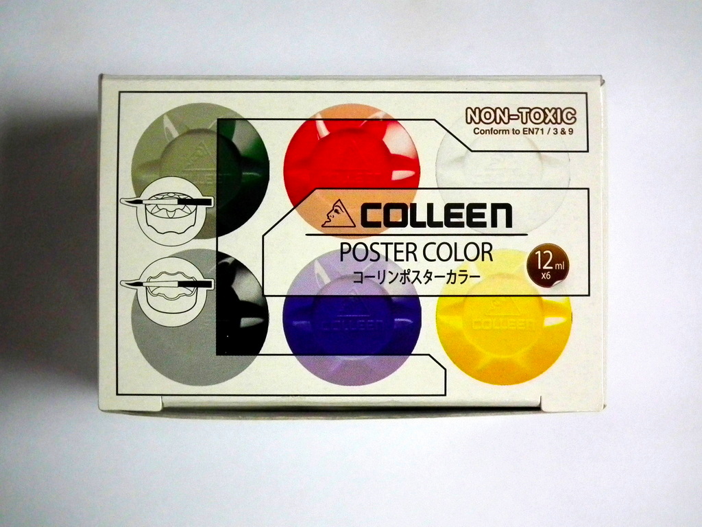 13091  สีโปสเตอร์ Colleen ชนิดใหญ่ 6 สี [1 ชุด]