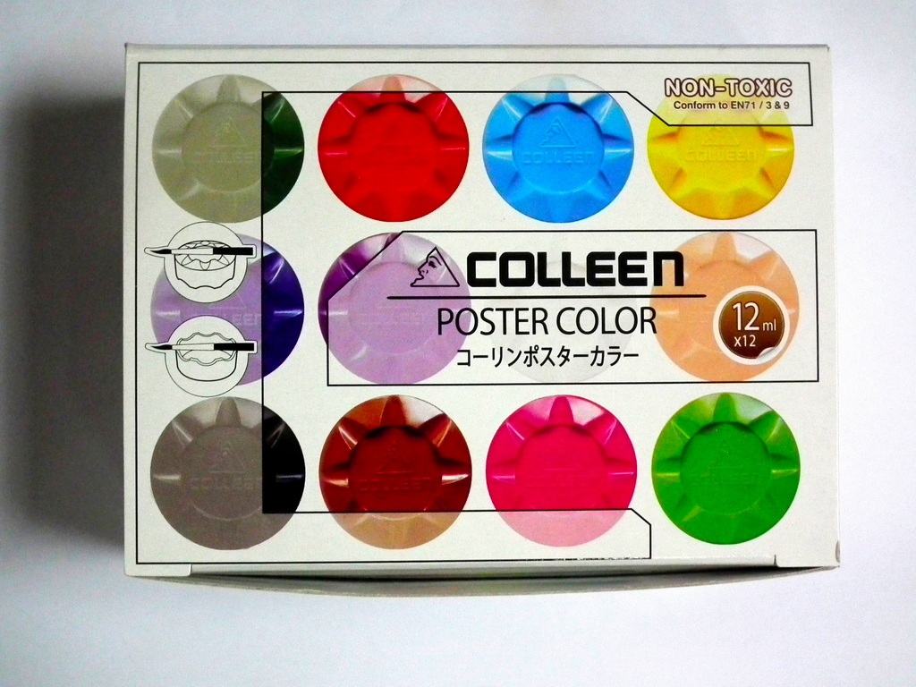 11292  สีโปสเตอร์ Colleen ชนิดเล็ก 12 สี [1 ชุด]