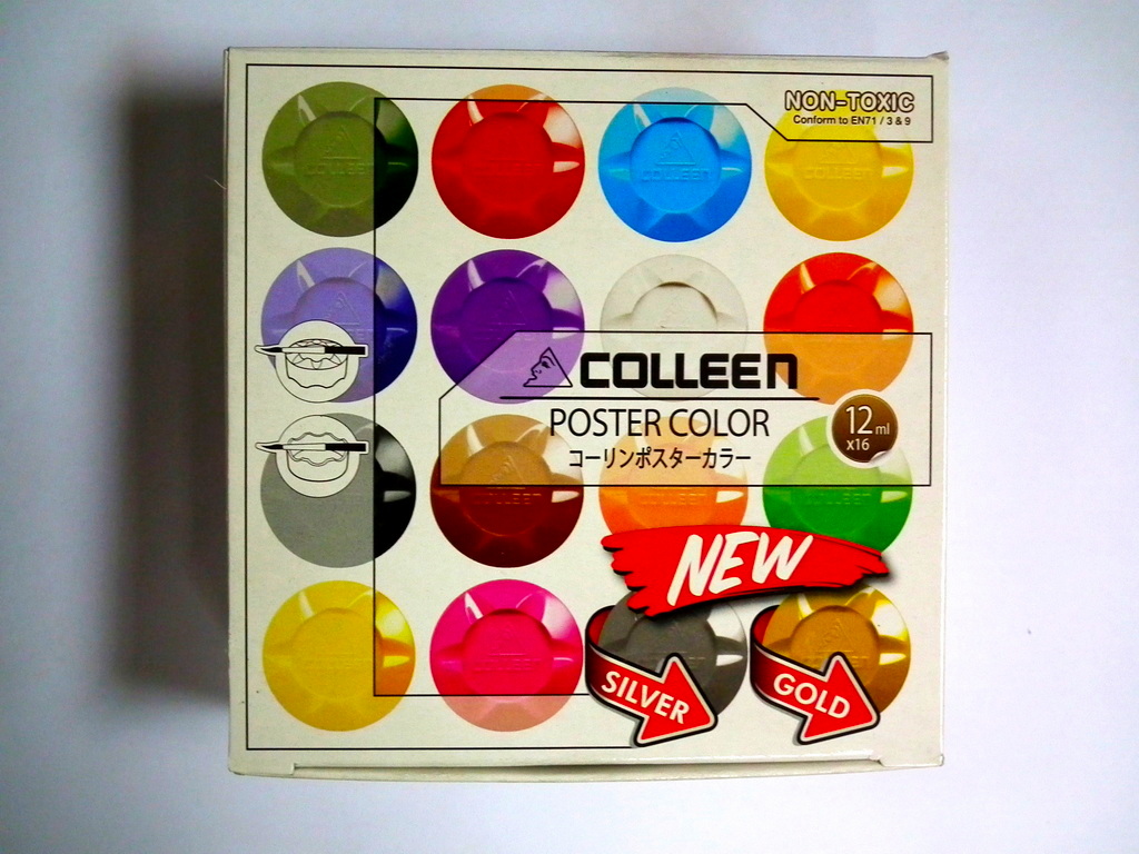 11293  สีโปสเตอร์ Colleen ชนิดเล็ก 16 สี [1 ชุด]